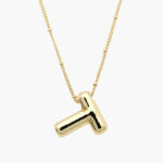 Collar Iniciales Globo Chapa de Oro 10 - T