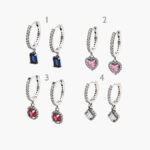 Arracadas Plata .925 Rodio 0124