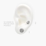 Broqueles Plata .925 Rodizados Grupo 01