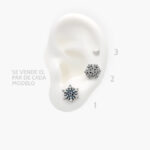 Broqueles Plata .925 Rodizados Grupo 21