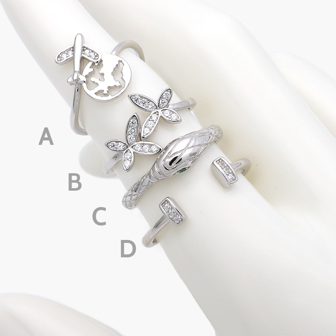 PB0182 Anillo Plata .925 Rodizado 0182 - Image 1