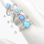 Anillo Plata .925 Rodizado Ópalo 0194