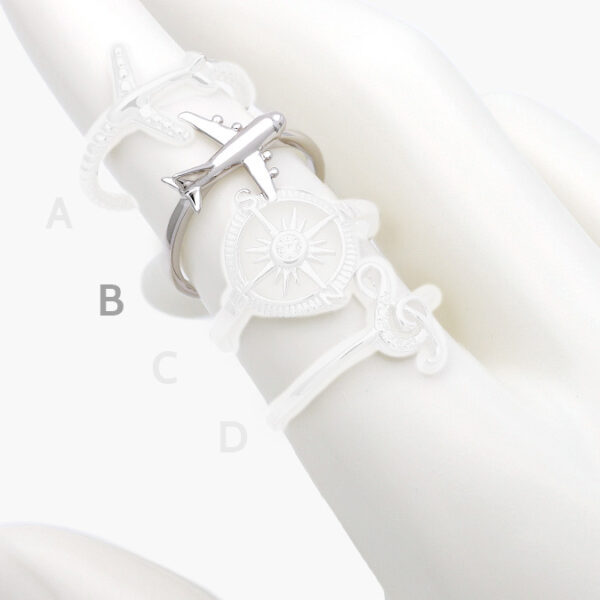 Anillo Plata .925 Rodizado 0175 - Image 1