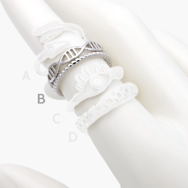 Anillo Plata .925 Rodizado 0172 - Image 1