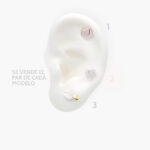 Broqueles Plata .925 Rodizados Corazones Grupo 19