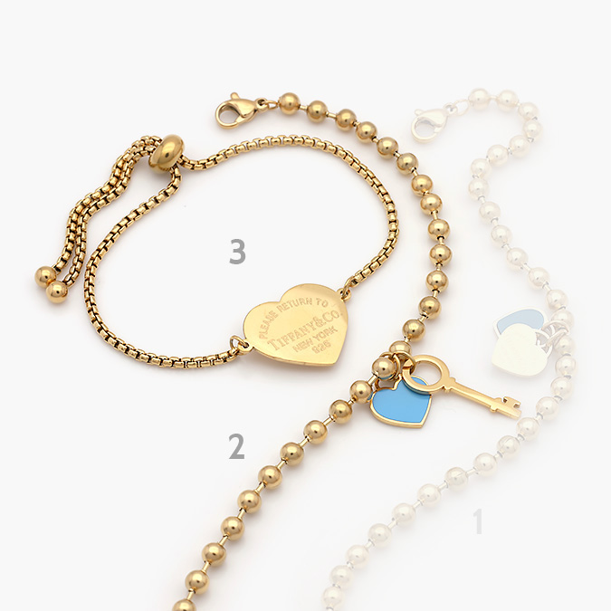 marcaca69 Pulso Acero Inoxidable Corazones Grupo 01 - Image 1