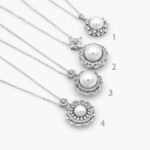 Collar Chapa de Rodio Perla 0474