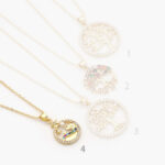 Collares Chapa de Oro Árboles 0487