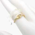 Anillo Chapa de Oro Ajustable 0968