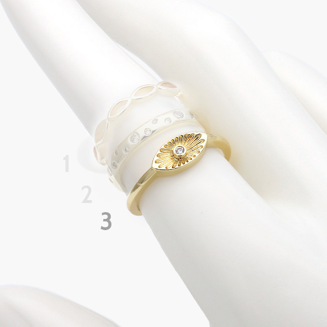 marcaca1018-1 Anillo Chapa de Oro Ajustable 0968 - Image 1