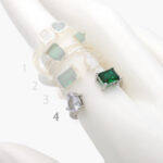 Anillo Chapa de Oro/Rodio 0951