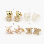 Broqueles Chapa de Oro 0373