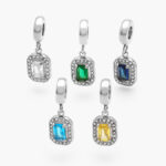 Dije Acero Inoxidable Zirconia 0449