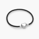 Pulso Caucho para Dijes Broche Acero Inoxidable 0114