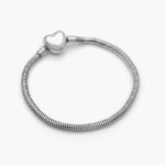 Pulso para Dijes Acero Inoxidable Corazón 0121