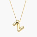 Collar Iniciales Globo Chapa de Oro 10 - Z