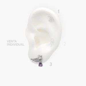 Piercing Acero Inoxidable Estrellas 0189