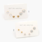 Aretes Acero Inoxidable Grupo 2