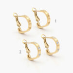 Arracadas Acero Inoxidable Tornillo Grupo 4