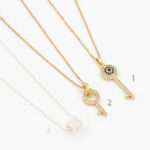 Collares Chapa de Oro Llaves 0522