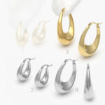 Arracadas Acero Inoxidable Chunky 0132