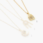 Collares Chapa de Oro Zirconias 0526