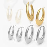 Arracadas Acero Inoxidable Chuncky 0133