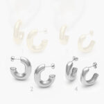 Aretes Acero Inoxidable Chunky 0049