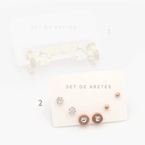 Aretes Acero Inoxidable Grupo 5