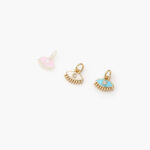 Dije Chapa de Oro Ojo Turco Esmalte