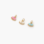 Dije Chapa de Oro Ojo Turco Esmalte