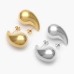 Aretes Acero Inoxidable Gotas 31mm. 0057