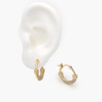 Arracadas Chapa de Oro 0754