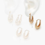 Arracadas Chapa de Oro 0762