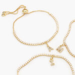 Pulso Chapa de Oro Iniciales Zirconias 0749