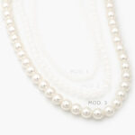 Collar Chapa de Oro Perlas 0493