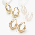 Arracadas Chapa de Oro 0761