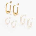 Aretes Acero Inoxidable Chunky 0061