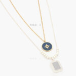 Collar Acero Inoxidable Esmalte Estrella 0416