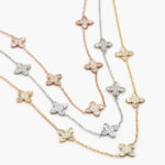 Collar Acero Inoxidable Flores 423