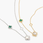 Collar Acero Inoxidable Flores 424