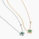 Collar Acero Inoxidable Flores 432