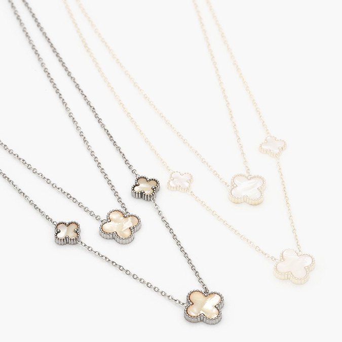 ADL0389-1 Layer Acero Inoxidable Flores Madre Perla 389 - Image 1