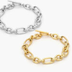 Pulso Eslabones Acero Inoxidable Liso 0349