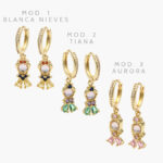 Hoops Chapa de Oro Princesas 787