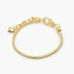 Pulso Ajustable para Charms Chapa de Oro 182