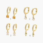 Arracadas Ale Met Zirconias 0130