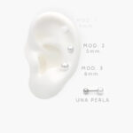 Piercing Acero Inoxidable Perla 0204