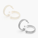 Aretes Acero Inoxidable Lisos 0058