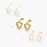 Aretes Chapa de Oro 476